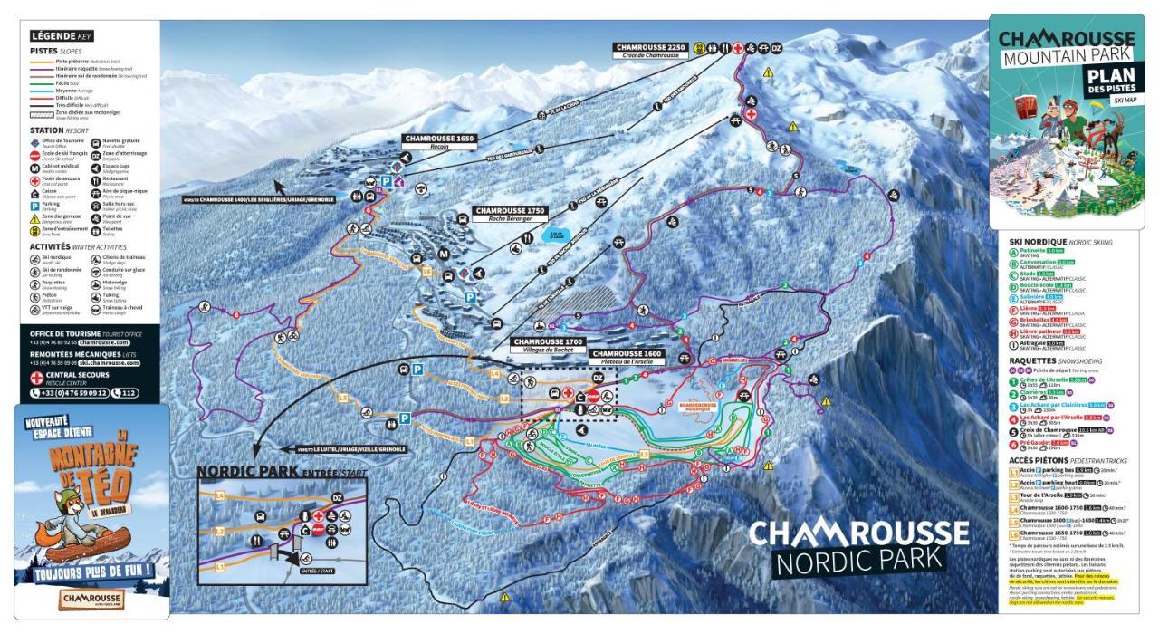 Meleze B *** Plein Sud Lejlighed Chamrousse Eksteriør billede